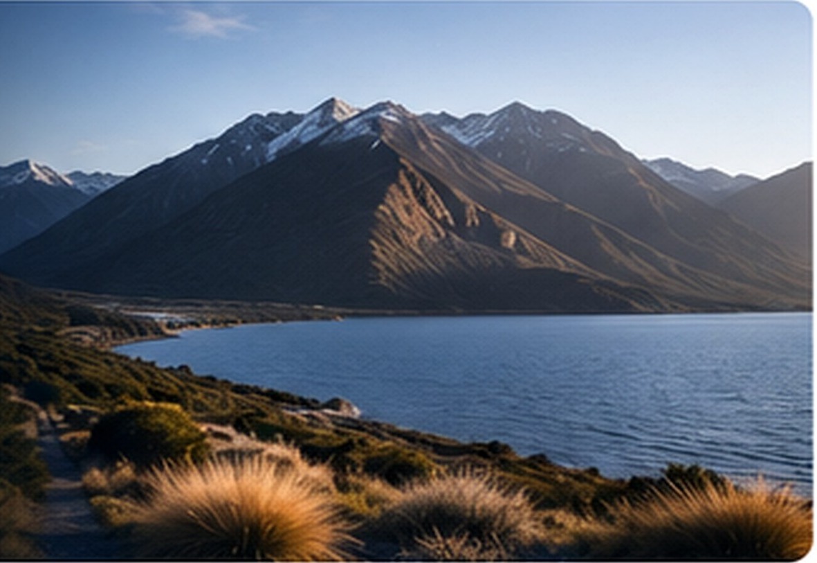New Zealand mountain landscape